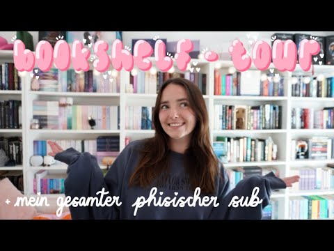 I lost control of my physical sub 🥲 + bookshelf tour! 🎀🌸💗