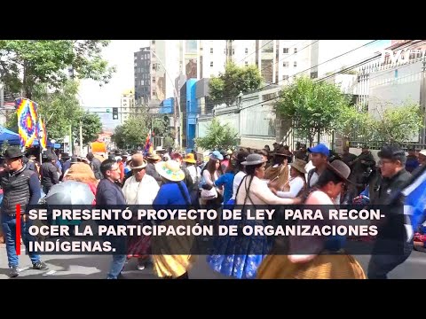 SE PRESENTÓ PROYECTO DE LEY  PARA RECONOCER LA PARTICIPACIÓN DE ORGANIZACIONES INDÍGENAS ORIGINARIAS