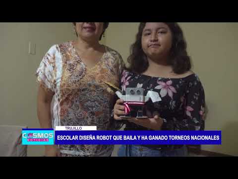 Trujillo: Escolar ha ganado torneos nacionales con robot bailarín