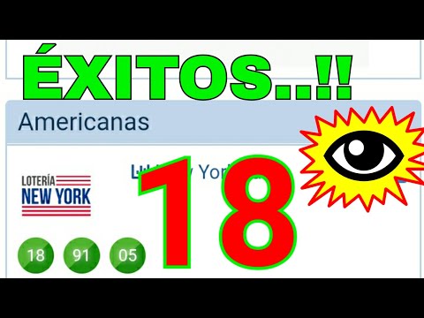 ÉXITOS hoy..!! (( 18 )) BINGO en loteria NEW YORK NOCHE/ RESULTADOS DE LOS SORTEOS DE HOY/ PALÉ