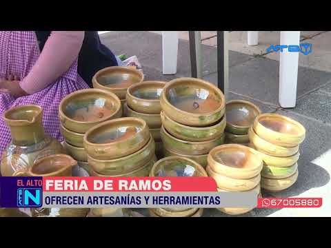 El Alto: Se inauguró la “Feria de Ramos”