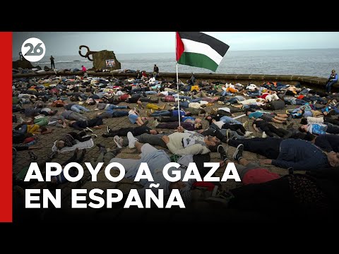 ESPAÑA | Llamativa protesta en San Sebastián contra el genocidio en Gaza