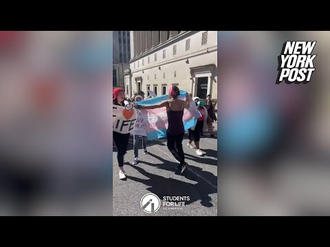 Trans activist arrested after charging into abortion protesters at Virginia March for Life rally