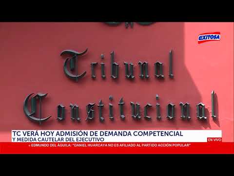 Tribunal Constitucional verá hoy admisión de demanda competencial y medida cautelar del Ejecutivo