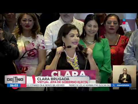 Clara Brugada asegura que inició la reconciliación en la CDMX | Noticias con Francisco Zea