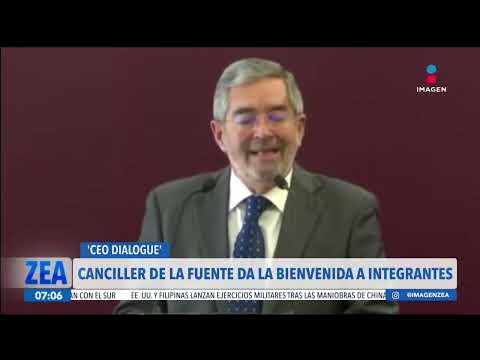 Juan Ramón de la Fuente da la bienvenida a los integrantes del CEO Dialogue | Noticias con Paco Zea