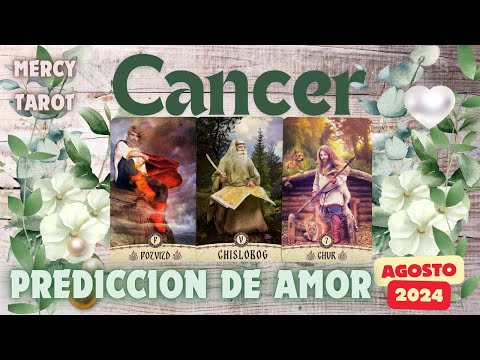 Cancer ? QUE TRAERÁ AGOSTO PARA MI EN EL AMOR?  #cancer #tarot #hoy