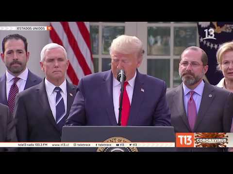 T13 en Estados Unidos: Trump declara emergencia nacional para frenar el coronavirus