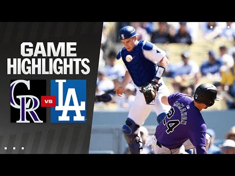 Rockies vs. Dodgers Game Highlights (9/22/24) | MLB Highlights