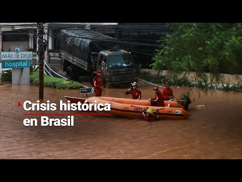 Tragedia en Brasil | Inundaciones dejan cientos de muertos y miles de desplazados