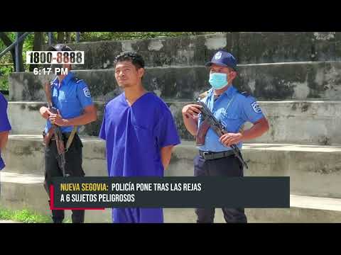 La policía nacional en contra de la delincuencia en Nueva Segovia - Nicaragua