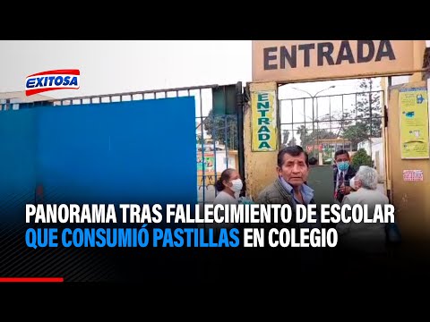 San Martín De Porres: Panorama tras fallecimiento de escolar que consumió pastillas en colegio