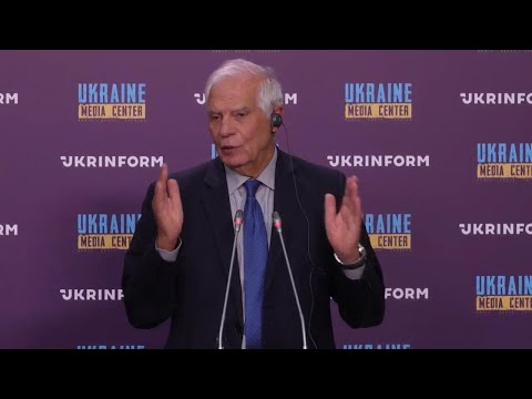 Borrell urges US to reconsider dropping Ukrainian aid from stop-gap budget bill during Kyiv visit