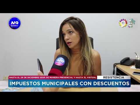 RESISTENCIA: Impuestos municipales con descuentos - NOTICIERO 9