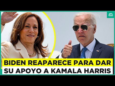 Reaparece Joe Biden: Kamala Harris suma apoyo en los demócratas