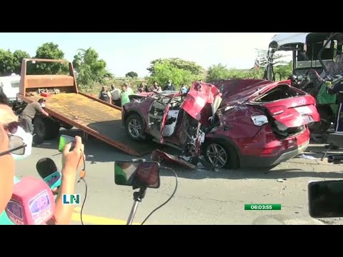 Un hombre y una menor de edad mueren un accidente de tránsito