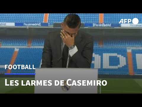 Football: les larmes de Casemiro pour ses adieux au Real Madrid | AFP