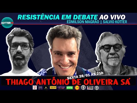 Resistência em Debate recebe Thiago Antônio de Oliveira Sá