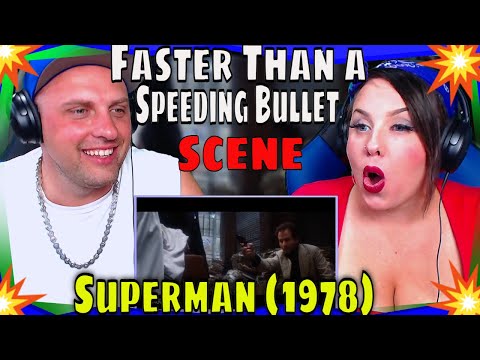 First Time Seeing Superman (1978) - Faster Than a Speeding Bullet Scene  THE WOLF HUNTERZ REACTIONS