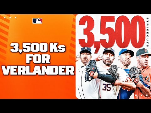 JUSTIN VERLANDER MAKES HISTORY! 3,500 CAREER STRIKEOUTS!
