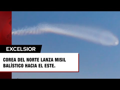 Corea del Norte lanzó un misil balístico hacia el este