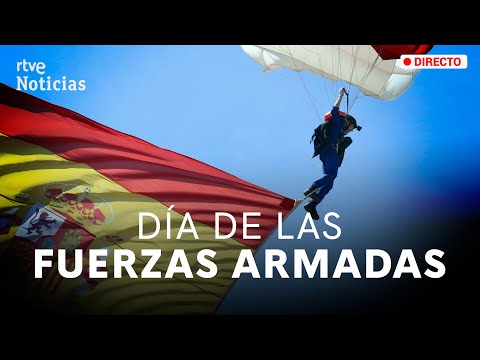 DÍA DE LAS FUERZAS ARMADAS : Los REYES presiden el DESFILE MILITAR en GRANADA | RTVE Noticias