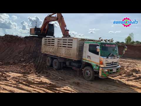 รถแม็คโคร-HITACHI-ตักดิน-ใส่รถ รถแม็คโคร-HITACHI-ตักดิน-ใส่รถ