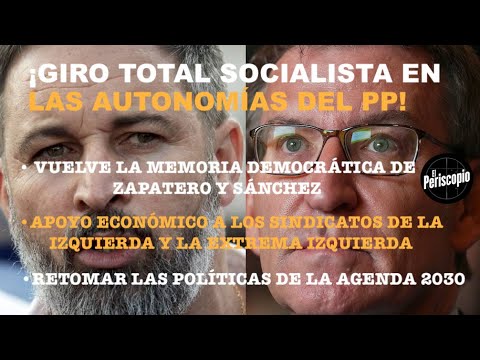 ¡EL PP ROMPE TODOS LOS PUENTES CON VOX, RETOMANDO LAS POLI?TICAS SOCIALISTAS EN LAS AUTONOMI?AS!