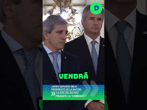 ?? Javier Milei: La era del estado presente ha terminado #milei #argentina #noticias #president
