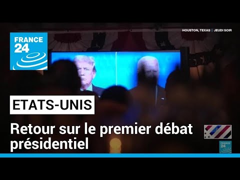 Etats-Unis : ce que les Américains ont retenu du premier débat présidentiel • FRANCE 24