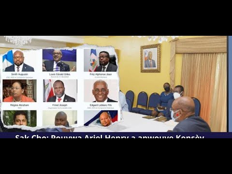 Zen Pete : Pouvwa Ariel Henry a pete Koken Konsèy des Ministres la Kanpe li pa fini...