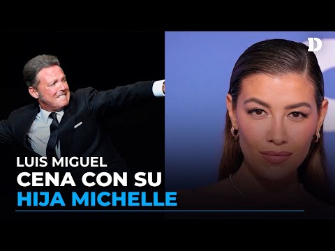 Michelle Salas feliz en un concierto de Luis Miguel y comparte una cena con él | El Diario