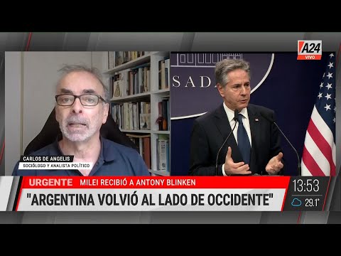 Javier Milei recibió a Antony Blinken: Argentina volvió al lado de occidente