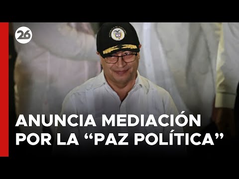 Gustavo Petro anuncia mediación por la “paz política” en Venezuela