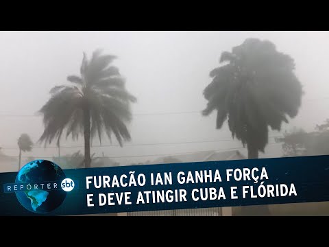 Tempestade Ian se torna furacão e ameaça Cuba e Flórida | Repórter SBT (26/09/22)