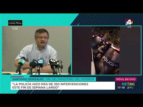 Vespertinas - Ministerio interior: Queremos aclarar que no hubo abuso policial