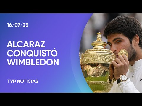 Carlos Alcaraz conquista Wimbledon a los 20 años tras ganarle a Novak Djokovic