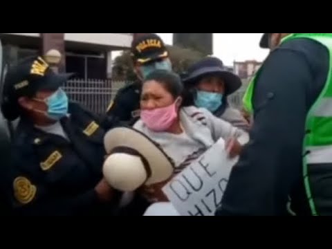 Policías agredieron a padres de soldado desaparecido en Tacna