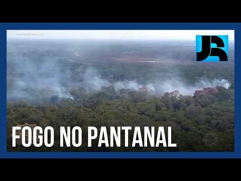 Mais de 500 pessoas seguem no combate aos incêndios que atingem o Pantanal
