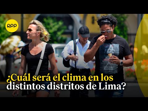 Pronóstico del clima para distritos de Lima