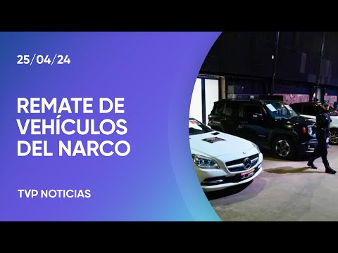Subastaron 40 vehículos decomisados a narcos en Rosario