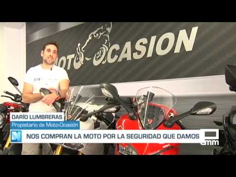 Un joven empresario de Mora triunfa con su negocio de venta de motos de segunda mano