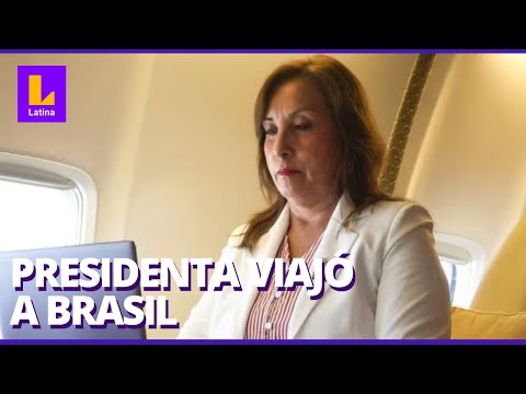 Dina Boluarte despachó desde Brasil y se reunió con Lula Da Silva