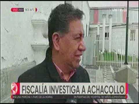 20032023   FISCALIA DE LA PAZ INVESTIGA A NEMESIA ACHACOLLO POR LIGITIMACION DE GANACIAS ILICITAS
