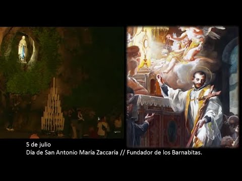 San Antonio María Zaccaría Fundador de los Barnabitas. Rezo del Santo Rosario 5 de julio de 2024.