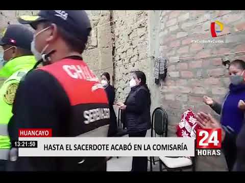 Huancayo: sacerdote y 20 personas fueron intervenidos por participar en misa