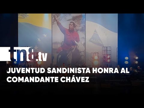 “Corazón de la Patria Grande”, Juventud Sandinista honra a Chávez - Nicaragua