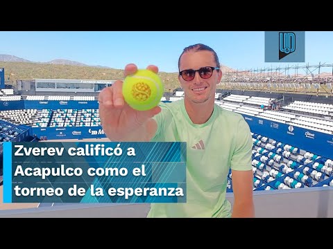 Alexander Zverev calificó a Acapulco como el torneo de la esperanza I ENTREVISTA