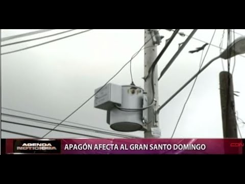 Apagón afecta al Gran Santo Domingo