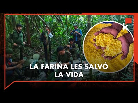 Así se alimentaron los niños perdidos en la selva del Guaviare